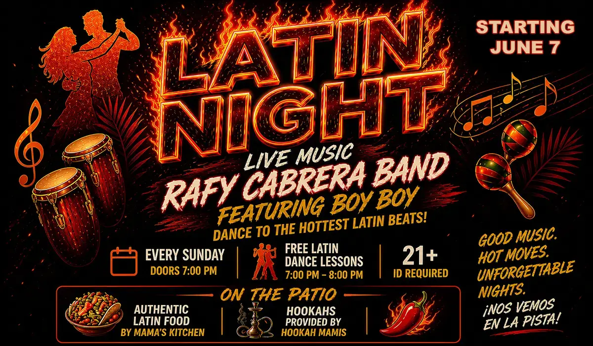 Latin Night with Rafy Cabrera Band & BoyBoy at Putnam Place Latin Night with Rafy Cabrera Band & BoyBoy at Putnam Place