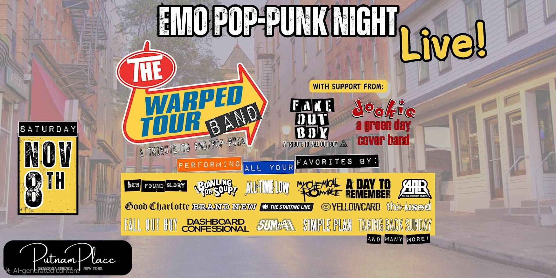 The Warped Tour Band at Putnam Place